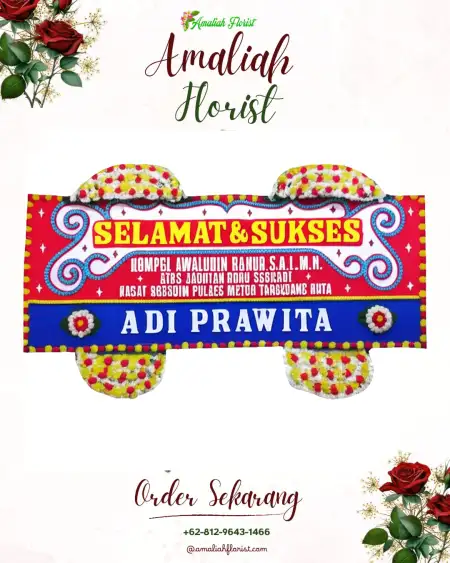 Papan Bunga Ucapan Selamat Sudo